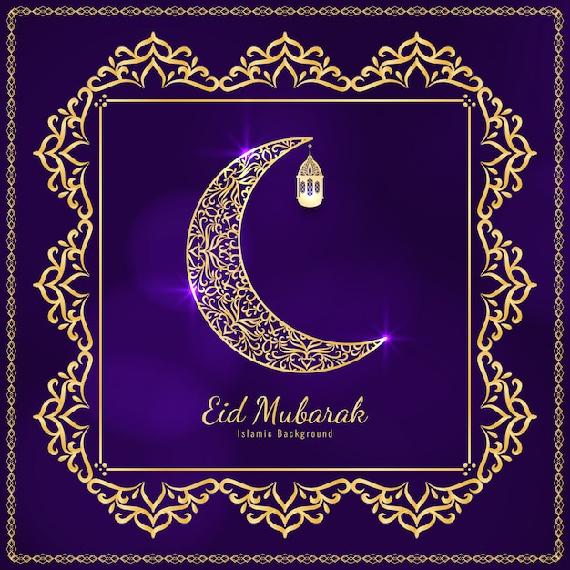 Abstrakta Eid Mubarak Islamski Religijny Tło