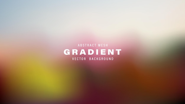 Abstrakty Gradient siatki Wektorowy Projekt tła Niewyraźne miękkie kolory