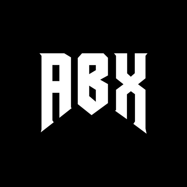 ABX - logo logo dla firmy technologicznej ABX logo projekt czarno-białe kombinacja kolorów ABX logo ABX wektor ABX projekt ABX ikona ABX alfabet ABX typografia projekt logo