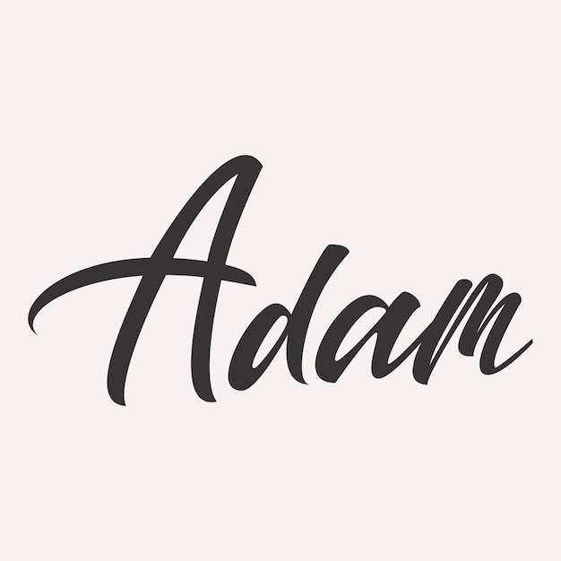 Adam angielskie imię kartka z pozdrowieniami