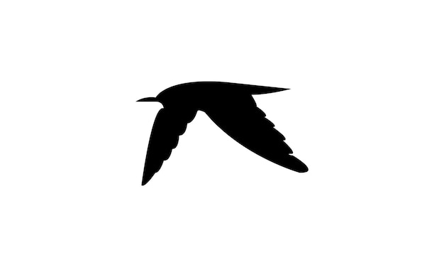 Afrykański zielony ptak pszczelarz Silhouette Design And Vector Illustration