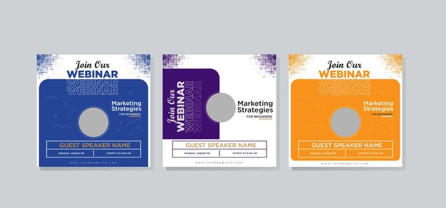 Plik wektorowy agencja marketingu cyfrowego media społecznościowe tamplate post marketingowy w mediach społecznościowych