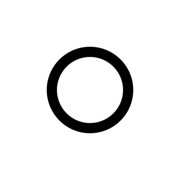 Agender zarys płci czarno-biała ikona