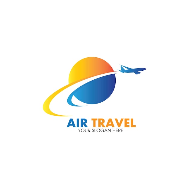 Air Travel Logo Wektor Ikona Projektu Szablonu-wektor