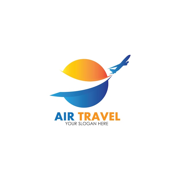 Air Travel Logo Wektor Ikona Projektu Szablonu-wektor