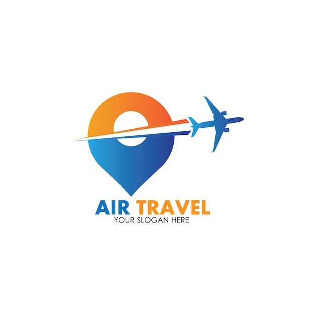 Air Travel Logo Wektor Ikona Projektu Szablonu-wektor