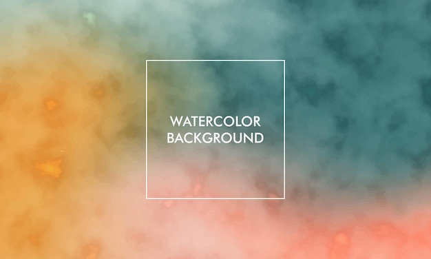 Akwarela Gradient mesh abstrakcyjna niewyraźna tekstura tła z kolorowym kolorem
