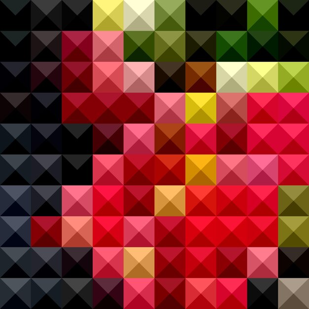 Amaranth Red Abstract Niski poligon Tło