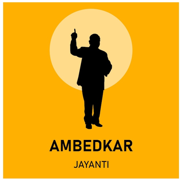 Ambedkar Jayanti 14 Kwietnia Dr Br Ambedkar Vector Design