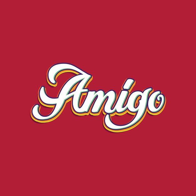 Amigo Handlettering Typography