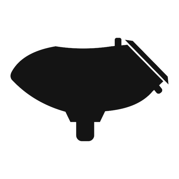 Plik wektorowy amunicja w prostej ikonie znacznika paintballa dla urządzeń internetowych i mobilnych