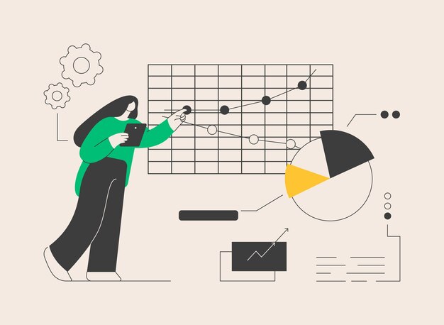 Analiza konkurencyjna abstrakcyjna ilustracja wektorowa koncepcji Marketing badania konkurencji projekt konkurencyjny analiza rynku wydanie produktu niezależny konsultant biznesowy abstrakcyjny metafora