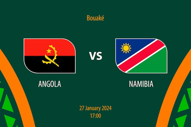Angola vs Namibia tabela rozgrywek piłki nożnej transmisji dla Afryki 2023