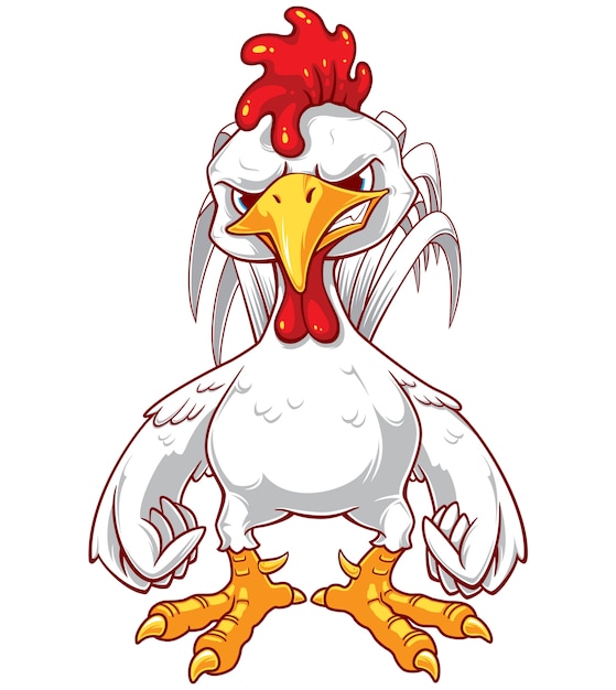 Angry Rooster