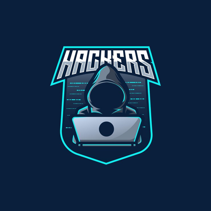 Wektor anonimowe logo hakera