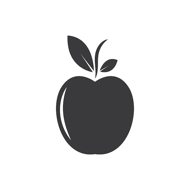 Apple Logo Ikona Wektor Ilustracja Projekt