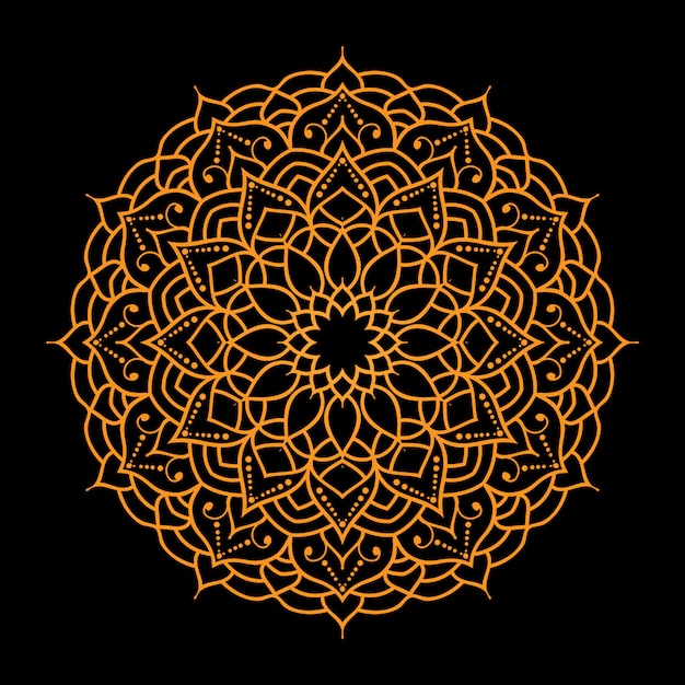 Arabeskowa Mandala Tło