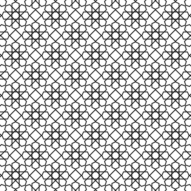 arabski wzór tła islamski wektor ozdoby tradycyjna arabska geometria