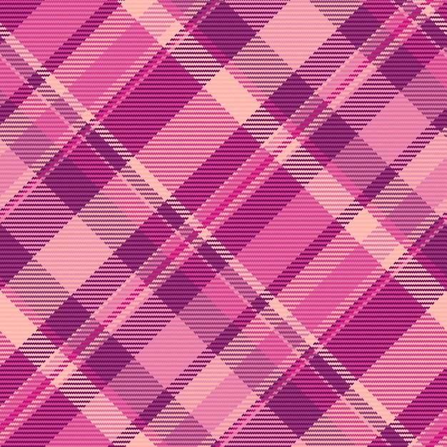 Argyle bezszwowy wzór tkaniny festiwalowy tekstylny tło plaid powitanie tekstura wektorowy tartan sprawdź w kolorach różowych i czerwonych