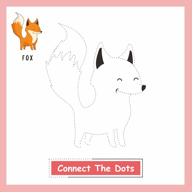 Arkusz Fox Connect The Dots