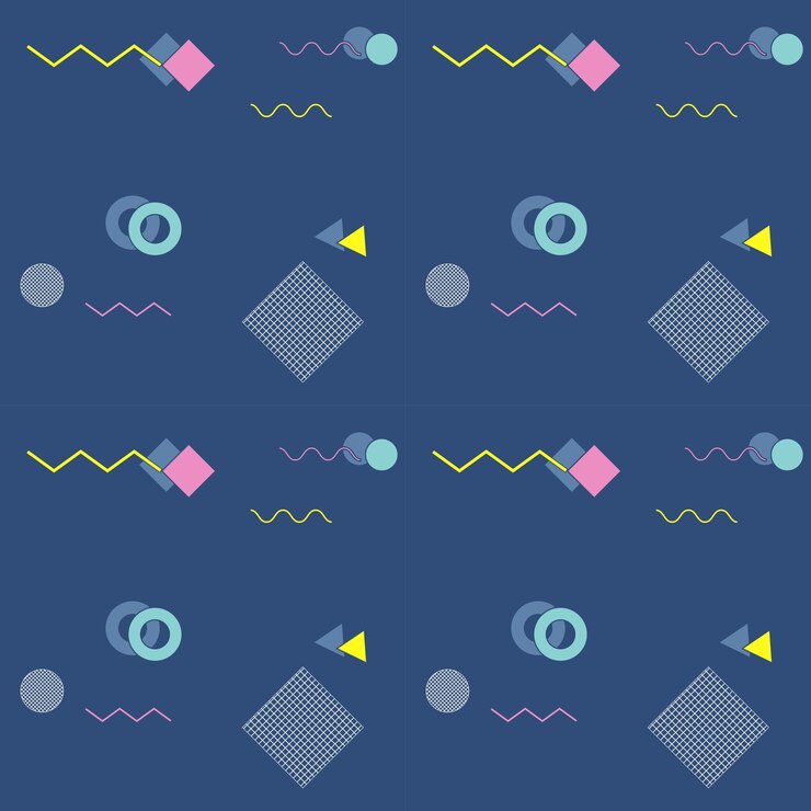 Wektor art illustration wzór jest abstrakcyjny. kształty i geometria.
