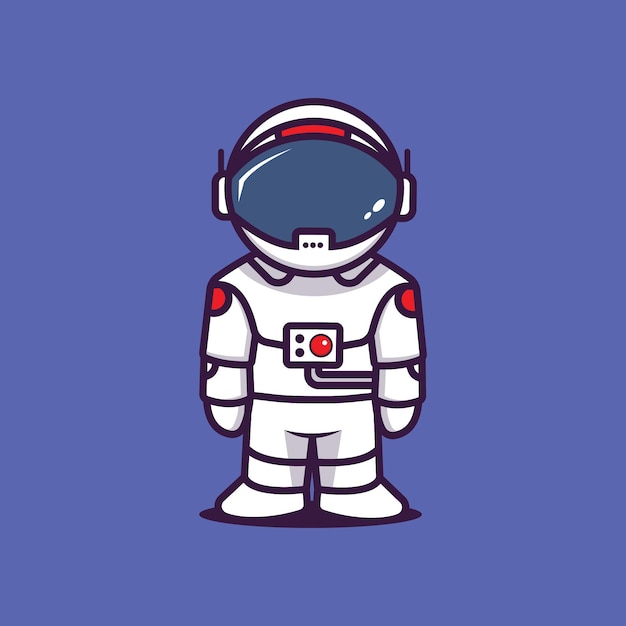 Astronauta W Prostej Pozie