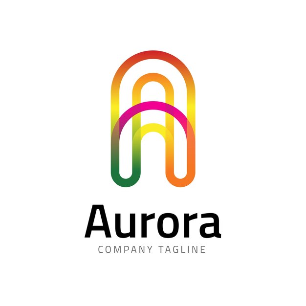 Aurora Litera A Logos