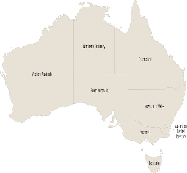 Plik wektorowy australia na mapie