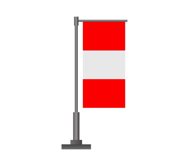 Plik wektorowy austriacka flaga