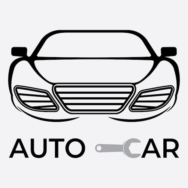 Auto Samochód Logo Szablon Wektor Ilustracja Ikona Design