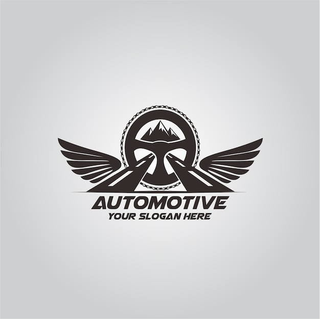 Plik wektorowy automotive adventure logo