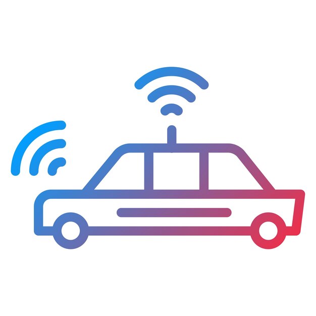 Autonomous icon vector image Może być używany do Digital Disruption