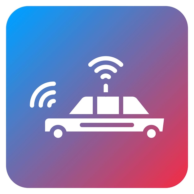 Autonomous icon vector image Może być używany do Digital Disruption