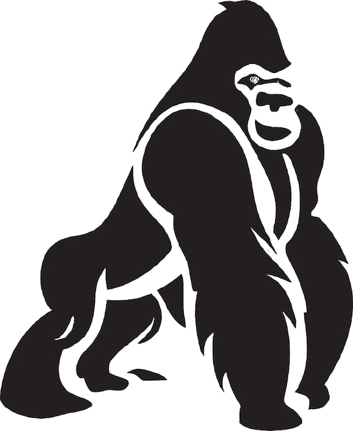 Plik wektorowy aventurous monkey vector logo