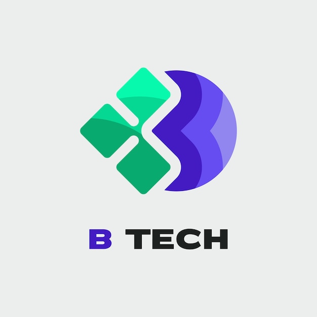 B Tech Lettermark Logo