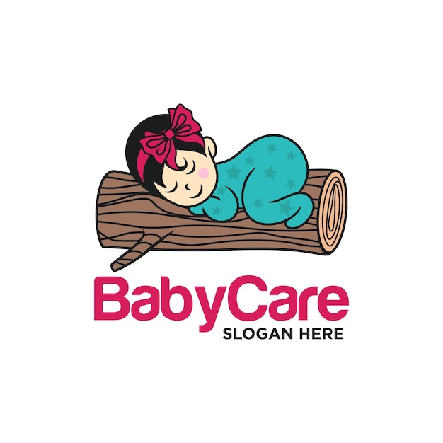 Baby Happy Logo Wektor Szablon