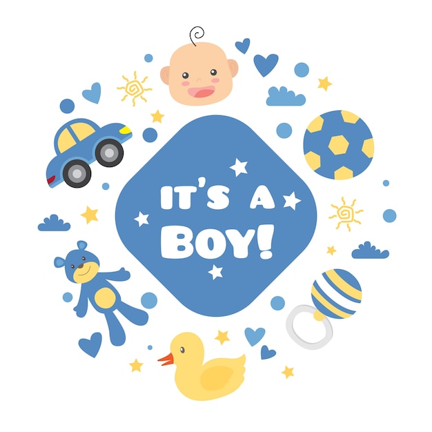Baby Shower (boy) Z Zabawkami