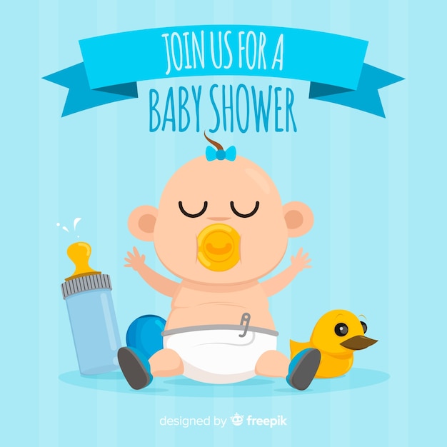Baby Shower Zaproszenia Karty