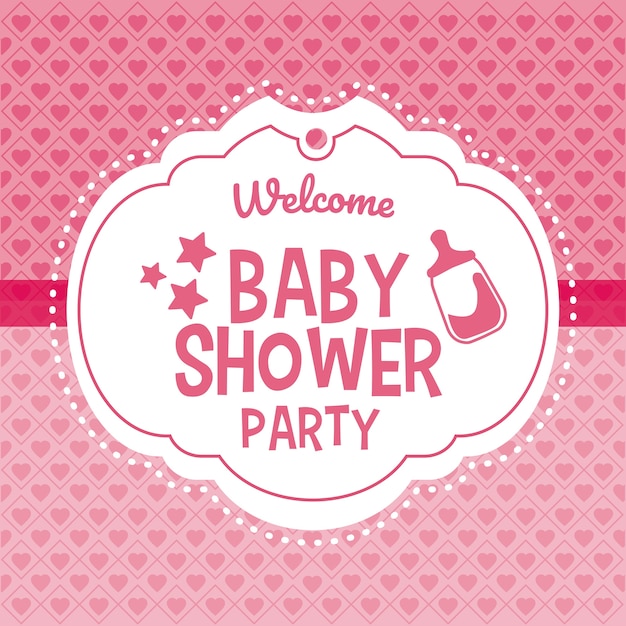 Baby Shower Zaproszenia Karty