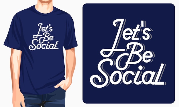 Bądźmy Społecznościowymi Koszulkami Graficznymi