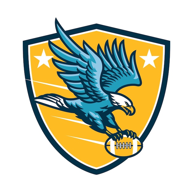 Bald Eagle Logo futbolu amerykańskiego