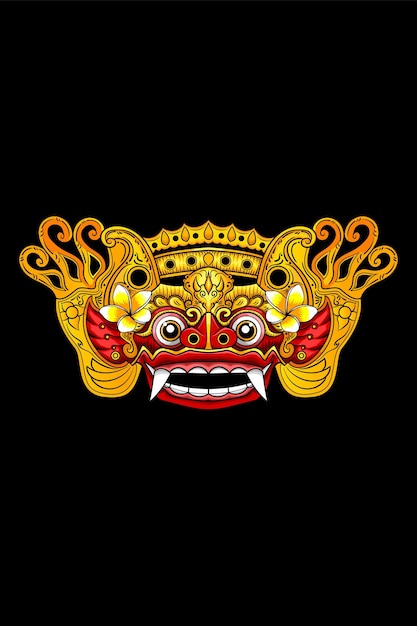 Balis Barong Ilustracja Wektorowa