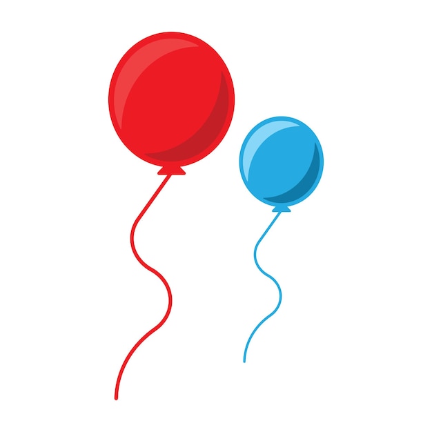 Balon ikona miłość balon wektor