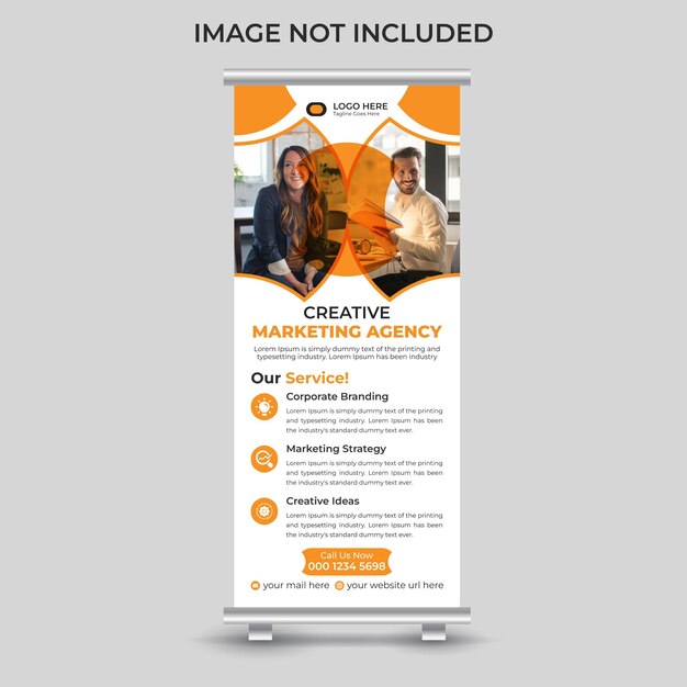 Baner dla firmy o nazwie kreatywna agencja marketingowa