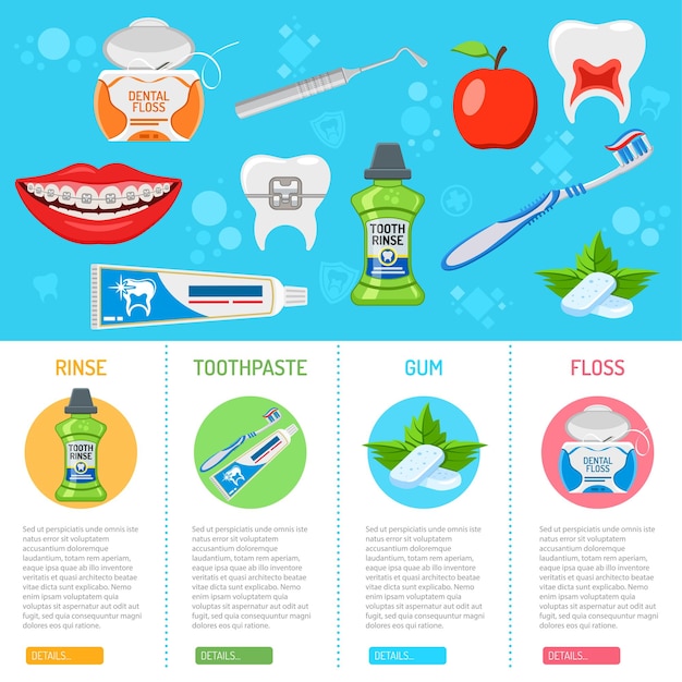 Baner Higieny Jamy Ustnej I Infografiki