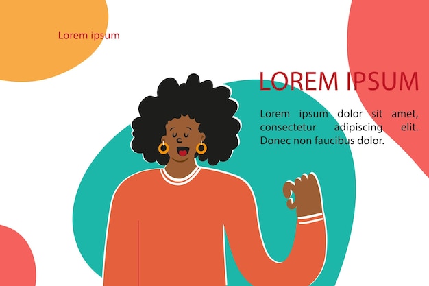 Baner internetowy lub strona docelowa Ręcznie rysowana ilustracja