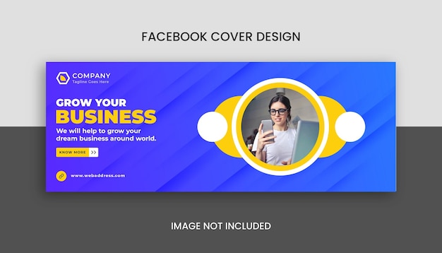 Plik wektorowy baner internetowy nowoczesnej kreatywnej agencji biznesowej i baner okładki mediów społecznościowych