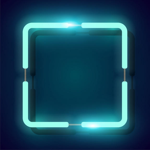 Baner kwadratowy technologii.