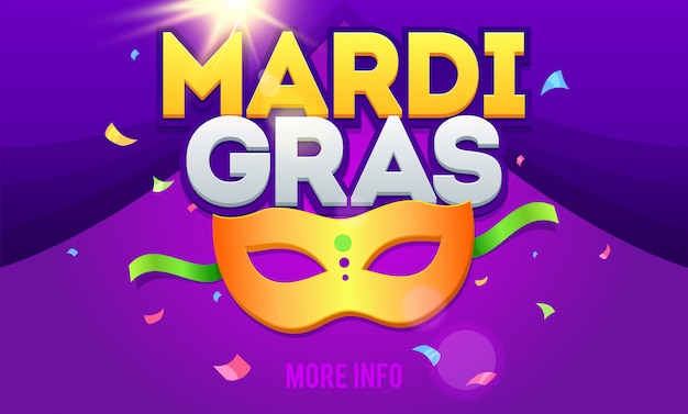 Baner Party Mardi Gras