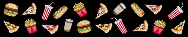 Baner poziomy fast food